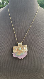 Amethyst & Labradorite in Tibetan Silverwork
