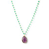 Green Onyx and Amethyst