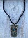 Labradorite in Tibetan Silverwork Necklace