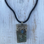Labradorite in Tibetan Silverwork