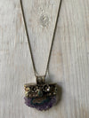 Amethyst & Labradorite in Tibetan Silverwork