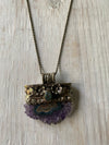 Amethyst & Labradorite in Tibetan Silverwork