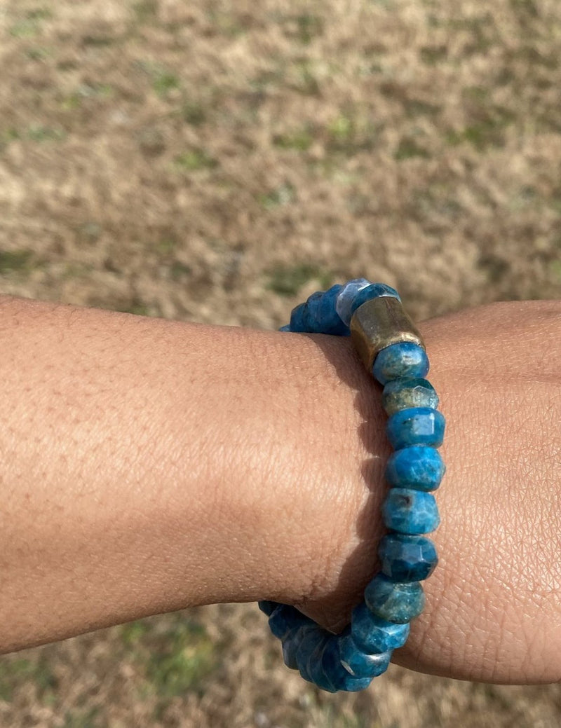 Blue Apatite Bracelet